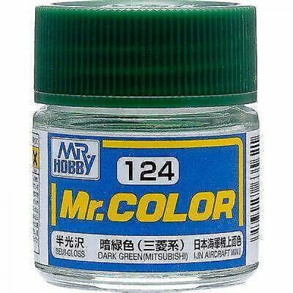 Mr Color C-124 Dark Green (Mitsubishi) Semi Gloss 10ml Image