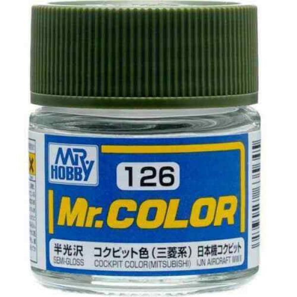 Mr Color C-126 Cockpit Colour (Mitsubishi) Semi Gloss 10ml Image