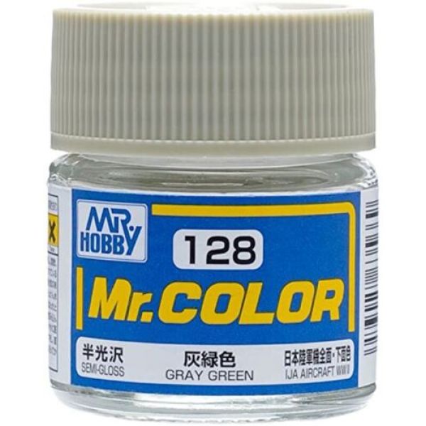 Mr Color C-128 Gray Green Semi Gloss 10ml Image