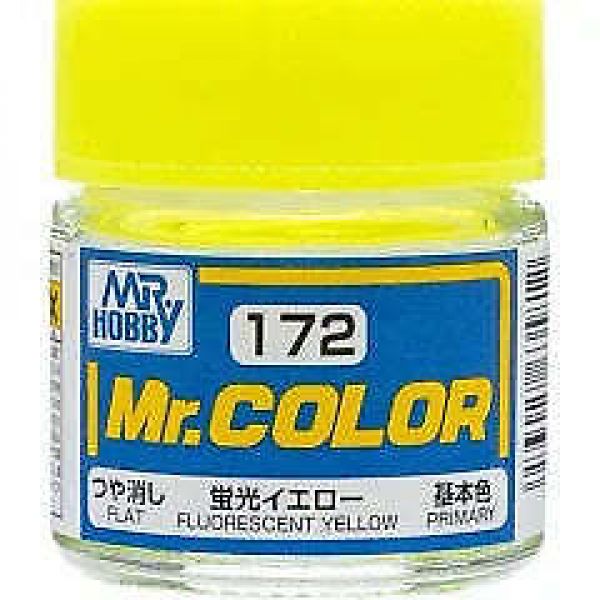 Mr Color C-172 Fluorescent Yellow Semi Gloss 10ml Main Image