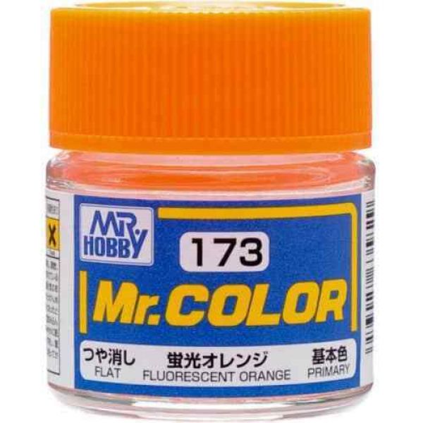Mr Color C-173 Fluorescent Orange Semi Gloss 10ml Image
