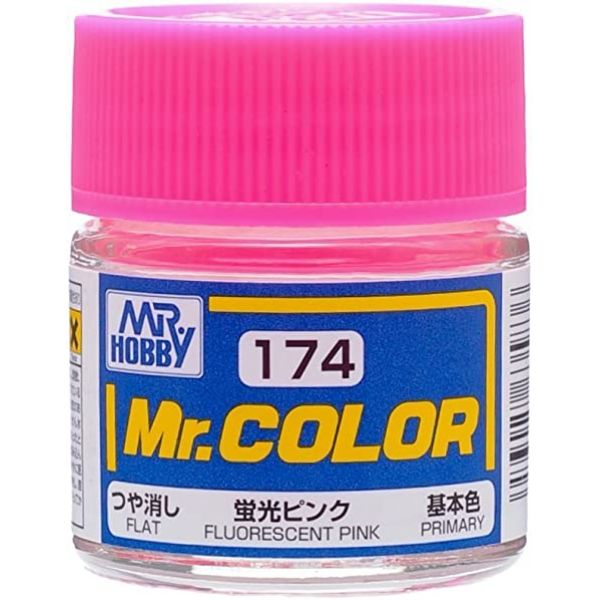 Mr Color C-174 Fluorescent Pink Semi Gloss 10ml Image