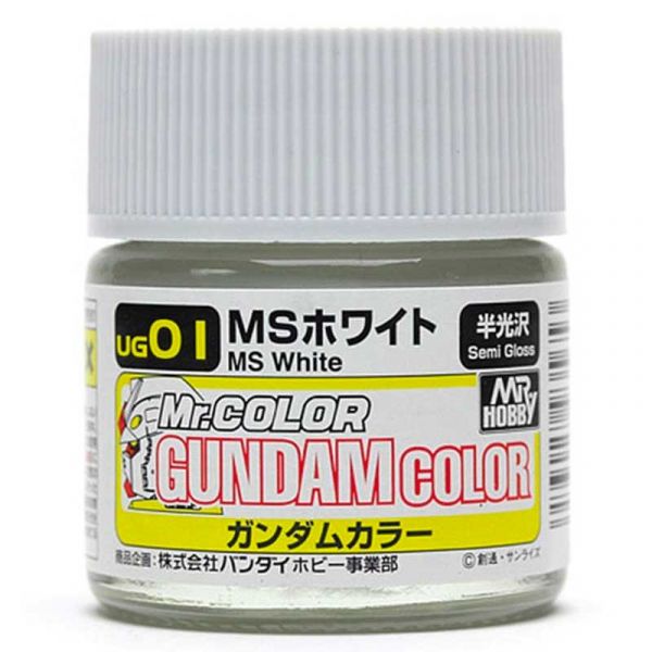 Mr Color Gundam Color UG-01 MS White Semi Gloss 10ml Image