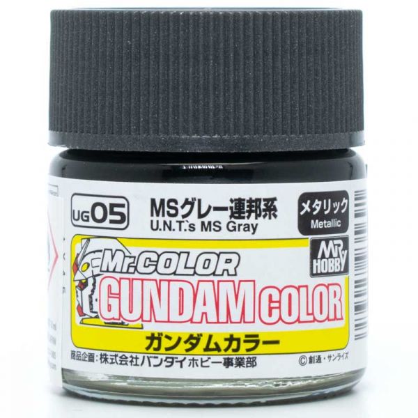 Mr Color Gundam Color UG-05 MS Grey Metallic 10ml Image