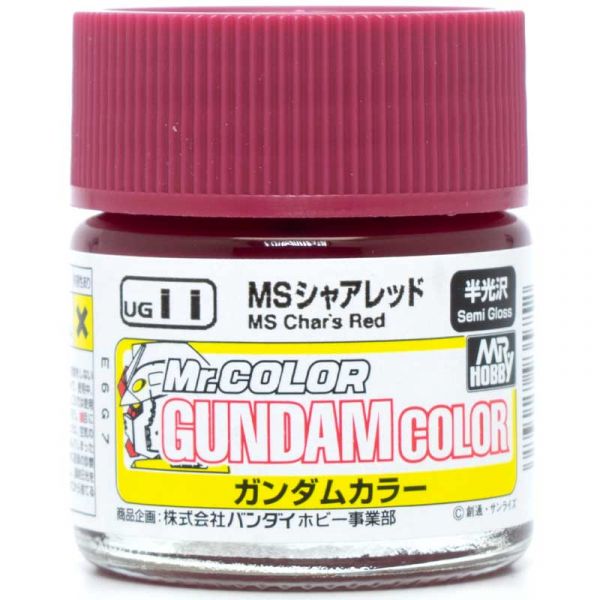 Mr Color Gundam Color UG-11 MS Char's Red Semi Gloss 10ml Image