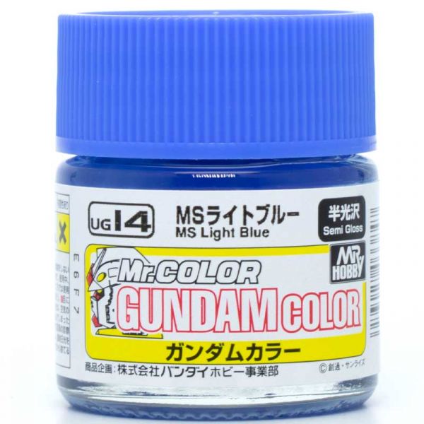 Mr Color Gundam Color UG-14 MS Light Blue Semi Gloss 10ml Image