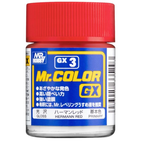 Mr Color GX GX-3 Harmann Red Gloss 18ml Image