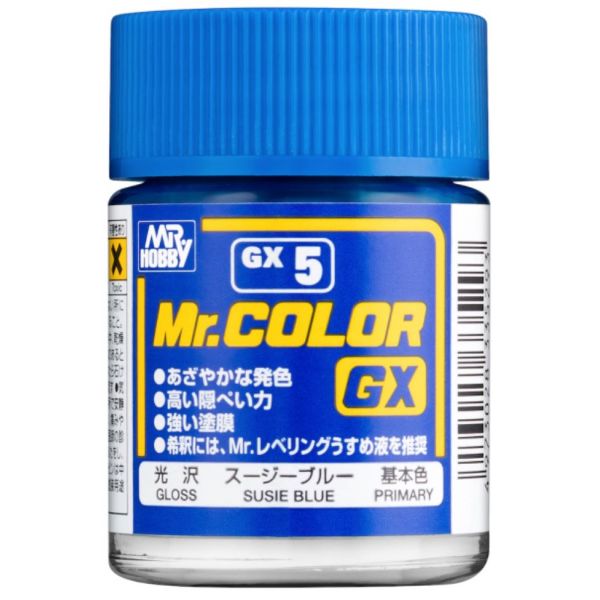 Mr Color GX GX-5 Susie Blue Gloss 18ml Image