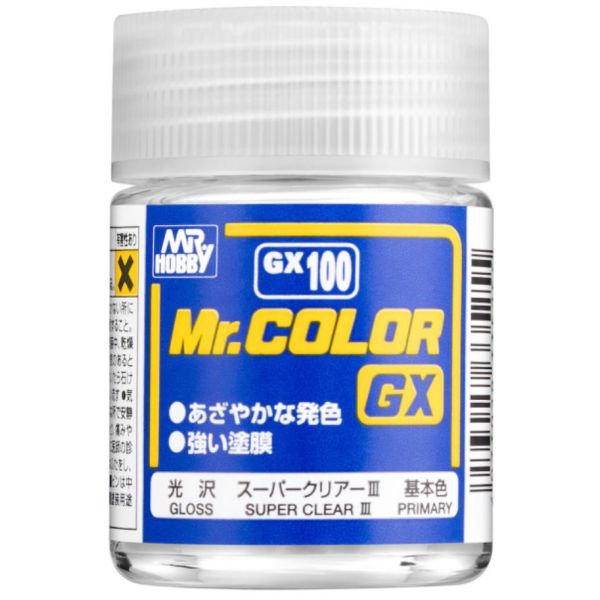 Mr Color GX GX-100 Super Clear III Gloss 18ml Image
