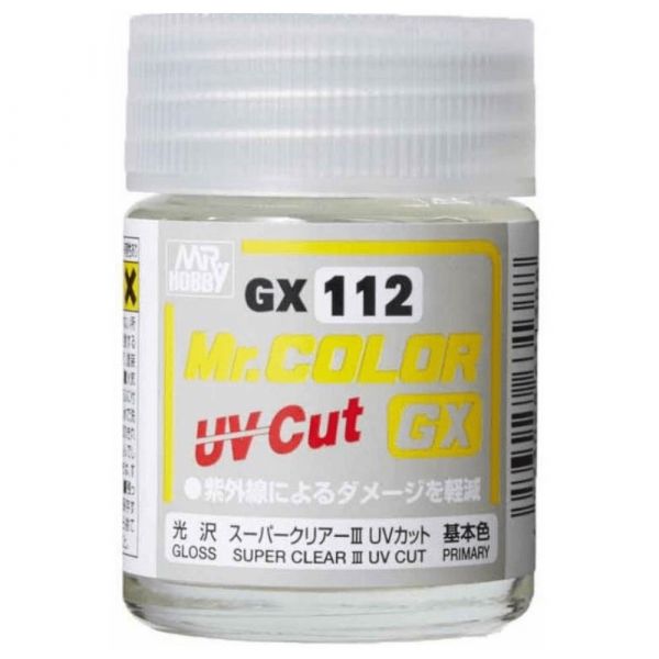 Mr Color GX GX-112 Super Clear III UV Cut Gloss 18ml Image