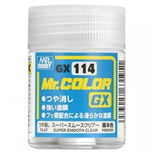 Mr Color GX GX-114 Super Smooth Clear Flat 18ml Image