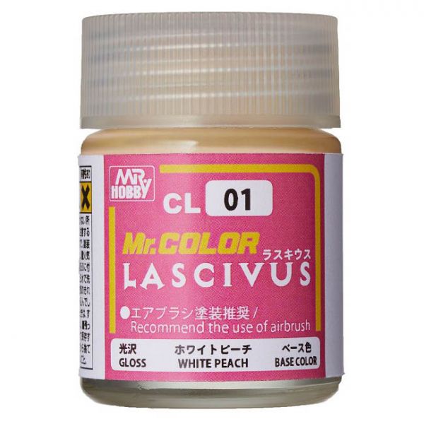 Mr Color Lascivus CL-01 White Peach Gloss 18ml (Base Colour) Main Image