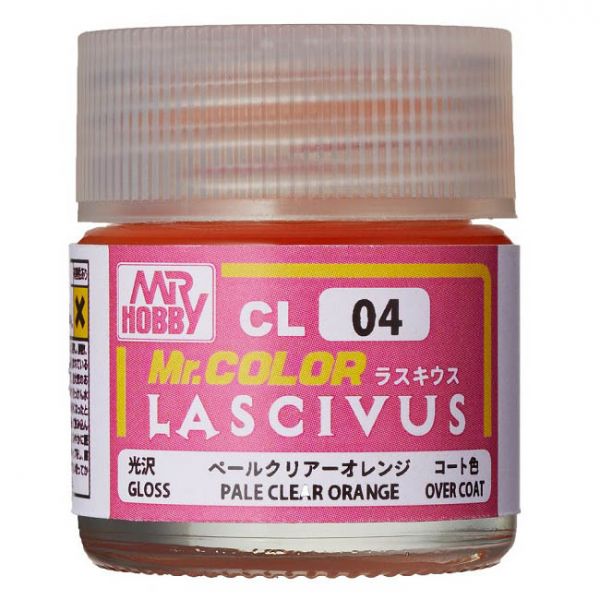Mr Color Lascivus CL-04 Pale Clear Orange Gloss 10ml (Over Coat) Image