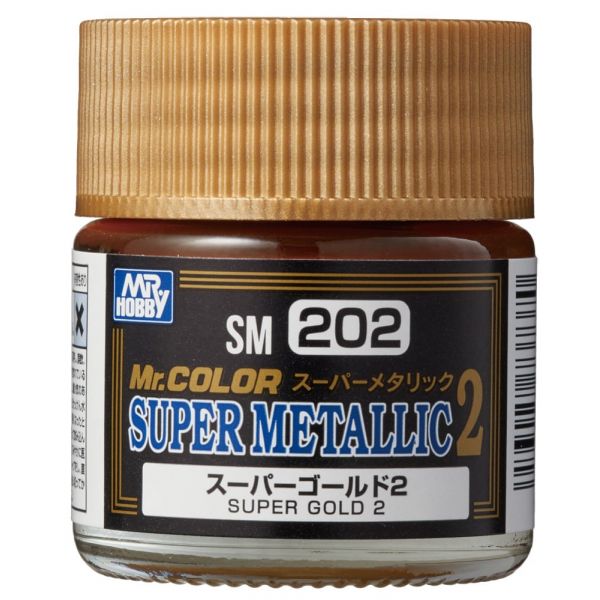 Mr Color Super Metallic 2 SM-202 Super Gold II - 10ml Image