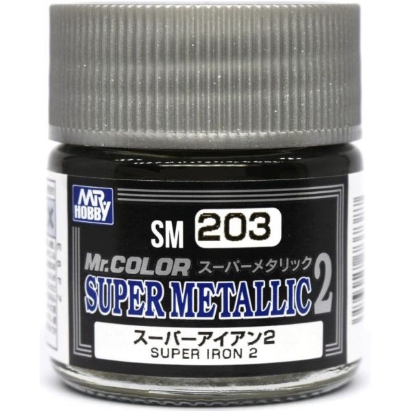 Mr Color Super Metallic 2 SM-203 Super Iron II - 10ml Image