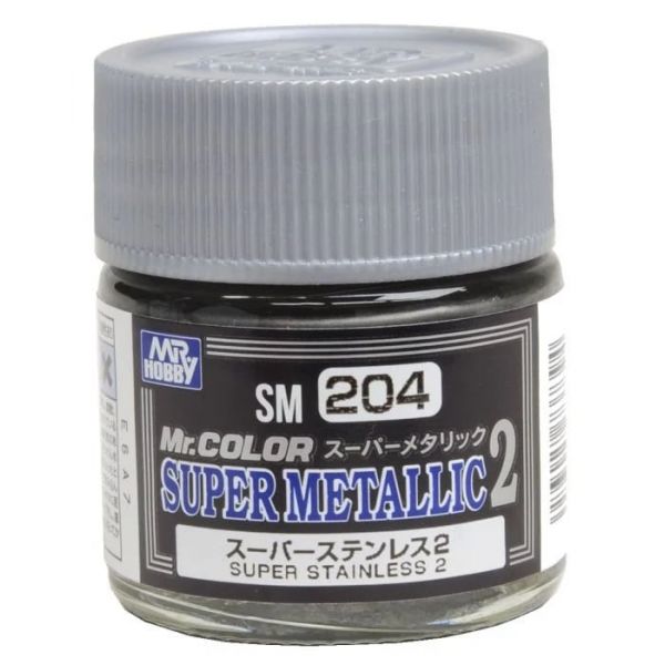 Mr Color Super Metallic 2 SM-204 Super Stainless II - 10ml Image