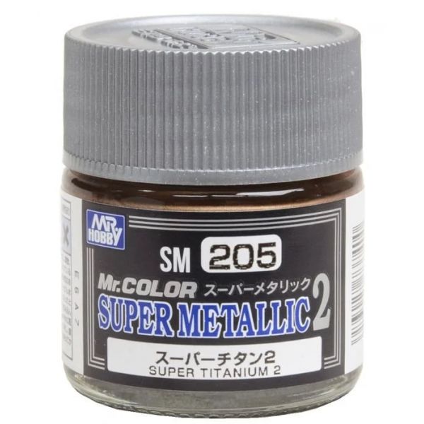 Mr Color Super Metallic 2 SM-205 Super Titanium II - 10ml Image