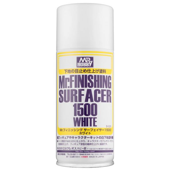 Mr Finishing Surfacer 1500 White Spray (170ml) Image