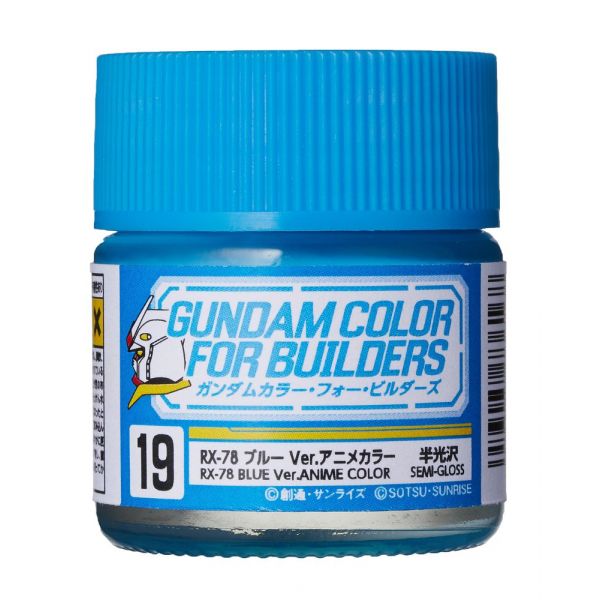 Mr Color Gundam Color UG-19 RX-78 Blue Ver. Anime Color Semi Gloss 10ml Image
