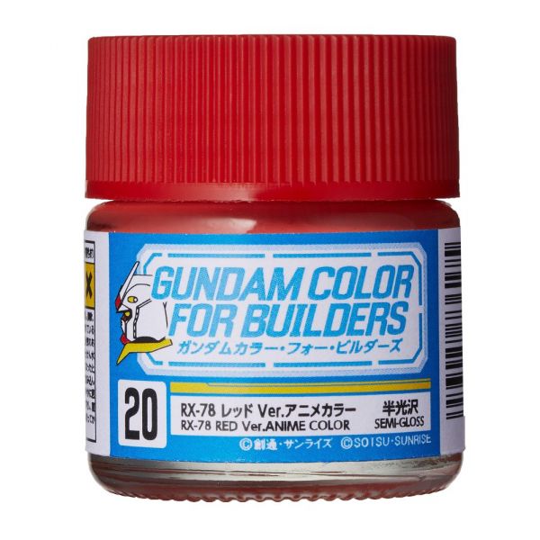 Mr Color Gundam Color UG-20 RX-78 Red Ver. Anime Color Semi Gloss 10ml Image