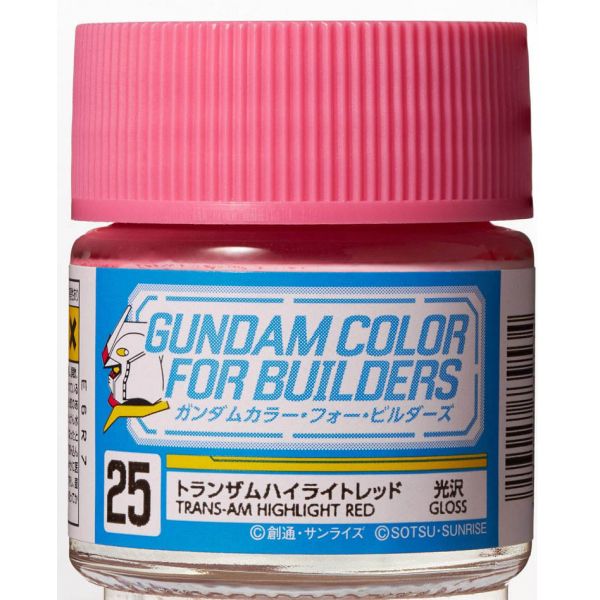 Mr Color Gundam Color UG-25 Trans-Am Highlight Red Gloss 10ml Image