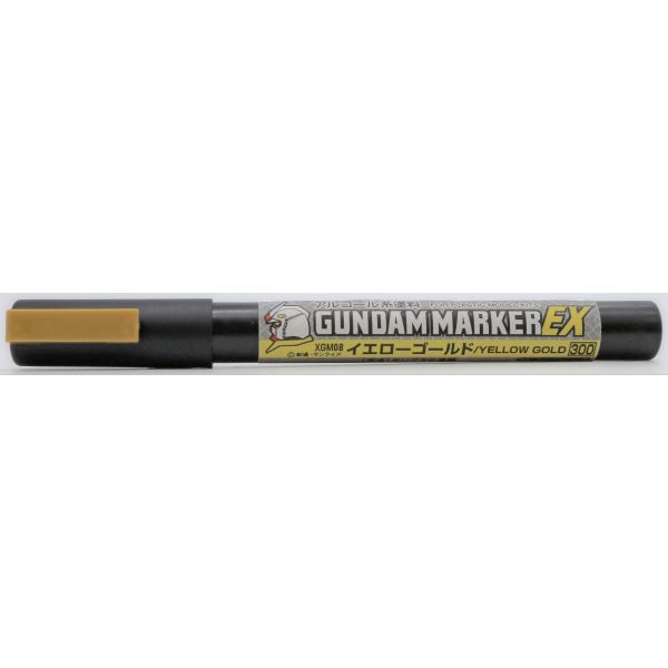 Gundam Marker EX XGM-08 Yellow Gold (Angled Flat Edge Tip / Alcohol Based Paint) Image