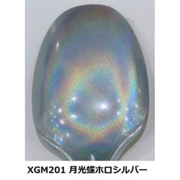 Gundam Marker EX XGM-201 Moonlight Butterfly Holo Silver (Angled Flat Edge Tip / Alcohol Based Paint) Image