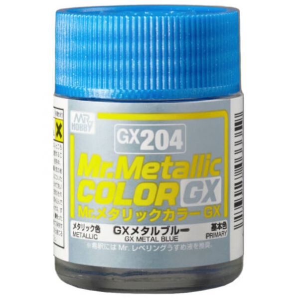 Mr Metallic Color GX-204 Metal Blue Metallic 18ml Main Image