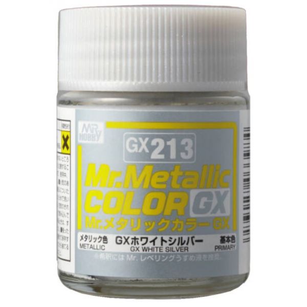 Mr Metallic Color GX-213 White Silver Metallic 18ml Image