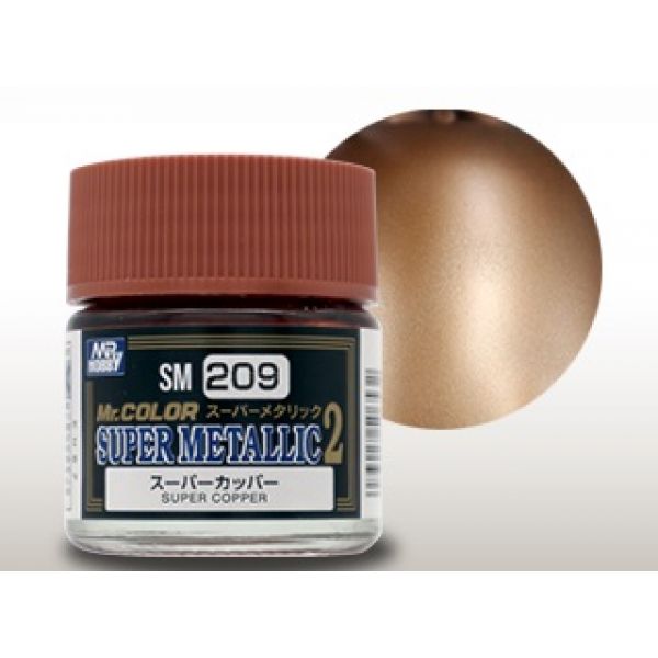 Mr Color Super Metallic 2 SM-209 Super Copper Metallic 10ml Image