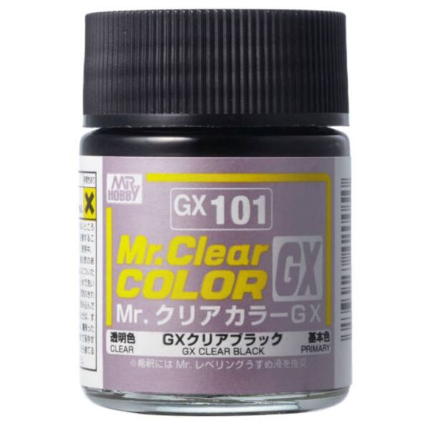 Mr Clear Color GX GX-101 Clear Black 18ml Image