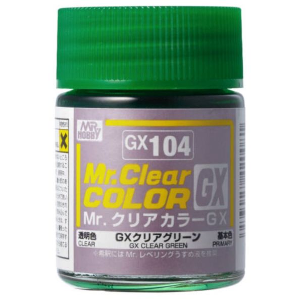 Mr Clear Color GX GX-104 Clear Green 18ml Image