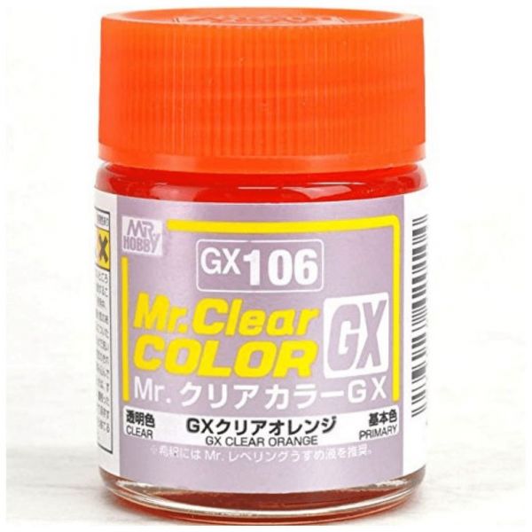 Mr Clear Color GX GX-106 Clear Orange 18ml Image