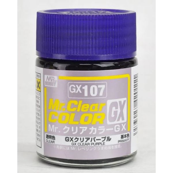 Mr Clear Color GX GX-107 Clear Purple 18ml Image
