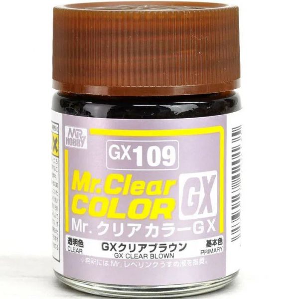 Mr Clear Color GX GX-109 Clear Brown 18ml Main Image