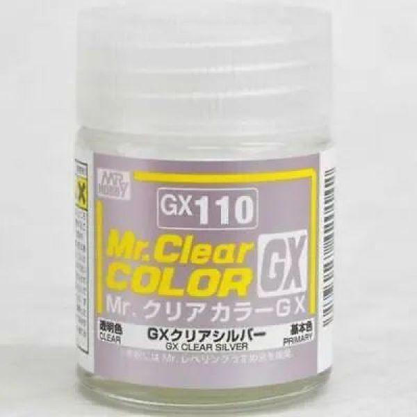Mr Clear Color GX GX-110 Clear Silver 18ml Image