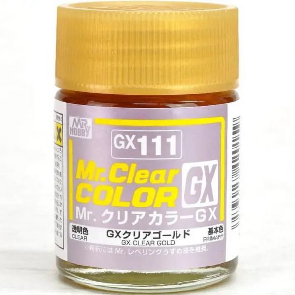 Mr Clear Color GX GX-111 Clear Gold 18ml Image