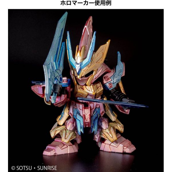 Gundam Marker EX XGM-204 Wings of Light Holo Blue (Angled Flat Edge Tip / Alcohol Based Paint) Additional Image 4