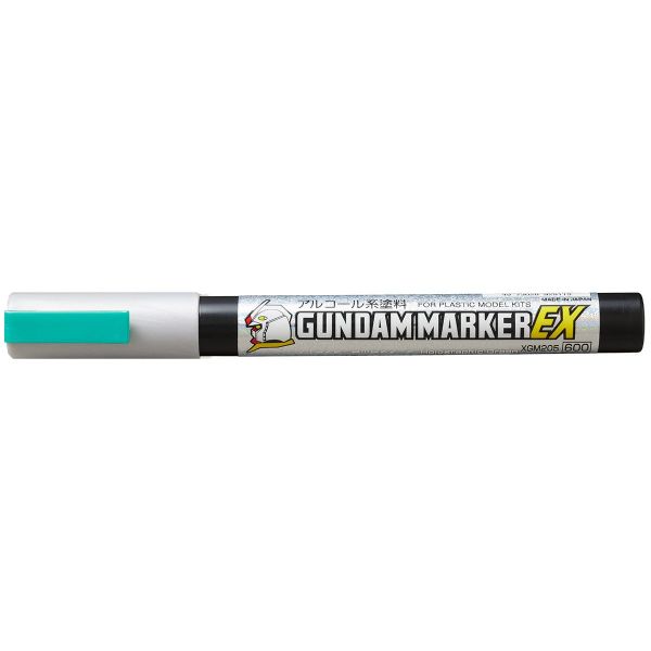 Gundam Marker EX XGM-205 Psycho Frame Holo Green (Angled Flat Edge Tip / Alcohol Based Paint) Image