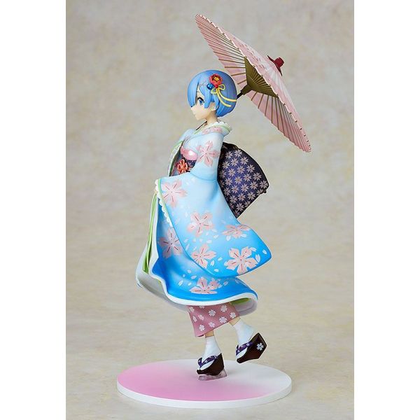 Rem Ukiyo-e Cherry Blossom Ver. - 1/8 Scale Statue (Re:ZERO Starting Life in Another World) Additional Image 1