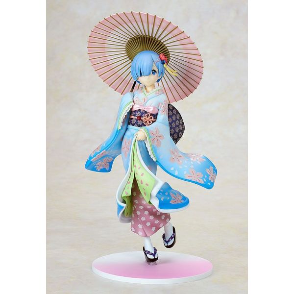 Rem Ukiyo-e Cherry Blossom Ver. - 1/8 Scale Statue (Re:ZERO Starting Life in Another World) Additional Image 5
