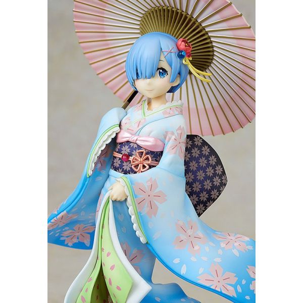 Rem Ukiyo-e Cherry Blossom Ver. - 1/8 Scale Statue (Re:ZERO Starting Life in Another World) Additional Image 6