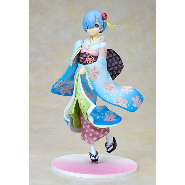 Rem Ukiyo-e Cherry Blossom Ver. - 1/8 Scale Statue (Re:ZERO Starting Life in Another World) Additional Image 7