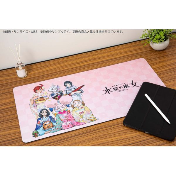 The Witch from Mercury Large Desk Mat 60cm x 30cm (Happy New Year Ver.) Image