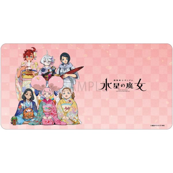 The Witch from Mercury Large Desk Mat 60cm x 30cm (Happy New Year Ver.) Image