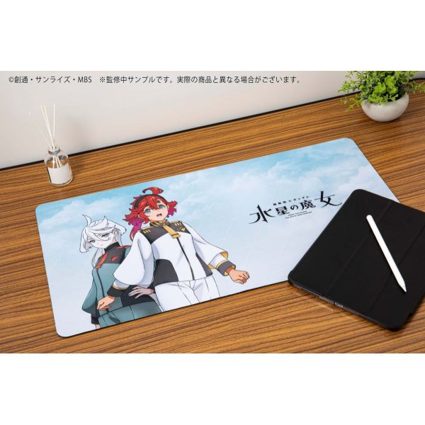 The Witch from Mercury Large Desk Mat 60cm x 30cm (Suletta & Miorine Ver.) Image