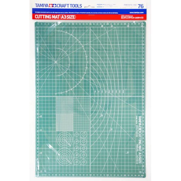 Tamiya Cutting Mat A3 Size (Green) Additional Image 2