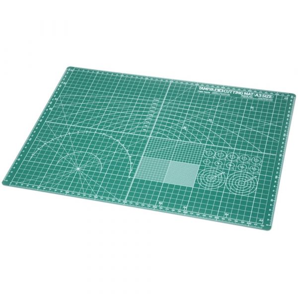 Tamiya Cutting Mat A3 Size (Green) Additional Image 1