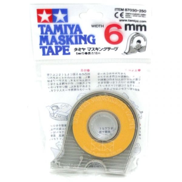 Tamiya Masking Tape 6mm Wide (18m Long) with Dispenser Image