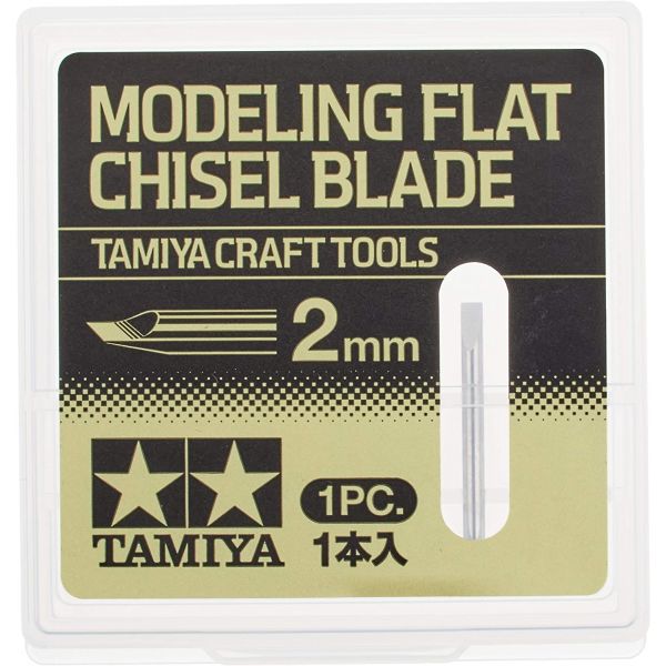 Tamiya Modeling Flat Chisel Blade 2mm Main Image